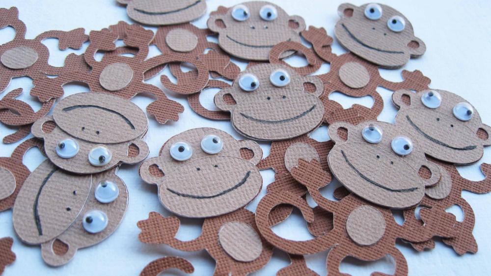 10 Monkeys Die Cut
